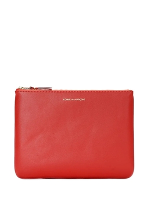 Comme Des Garçons Wallet top zip pouch - Red