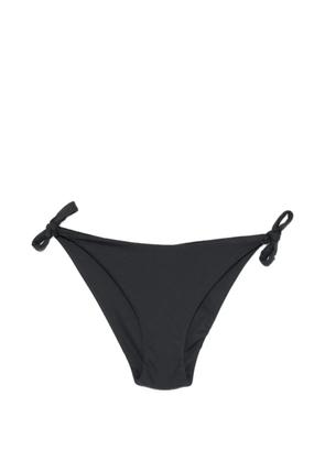 TWINSET heart-plaque side-tie bikini bottoms - Black