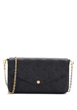 Louis Vuitton Pre-Owned Felicie Pochette Monogram Empreinte Leather crossbody bag - Black