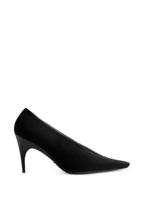 Balenciaga Duchesse pointed-toe leather pumps - Black