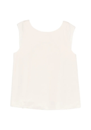 SUSANNE BOMMER sleeveless A-line top - Neutrals