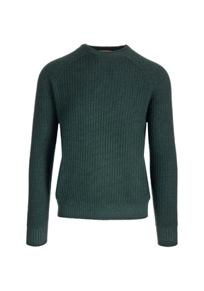 Al Duca D’Aosta 1902 ribbed-knit crew-neck sweater - Green