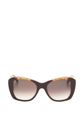 Cartier Eyewear Double C cat-eye sunglasses - Brown