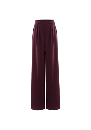 Saiid Kobeisy pleated wide-leg trousers - Purple
