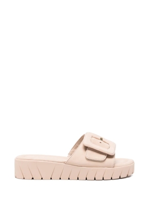 TAMARIS buckle-detail flatform sandals - Neutrals