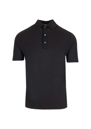 Al Duca D’Aosta 1902 slim-fit cotton polo shirt - Black