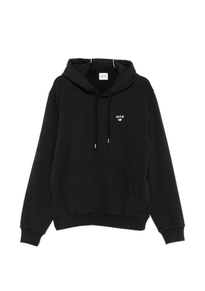 Arte Antwerp logo-embroidered drawstring hoodie - Black