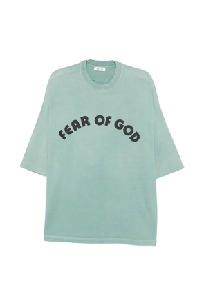 Fear Of God logo-print short-sleeve T-shirt - Green