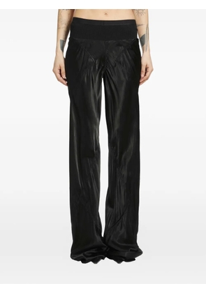 Rick Owens ribbed-waistband panelled trousers - Black