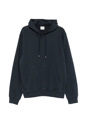 Arte Antwerp print-detail drawstring hoodie - Blue