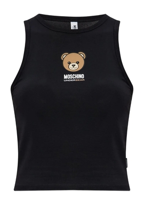 Moschino bear-motif tank top - Black