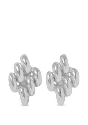 YSSO chain-link earrings - Silver