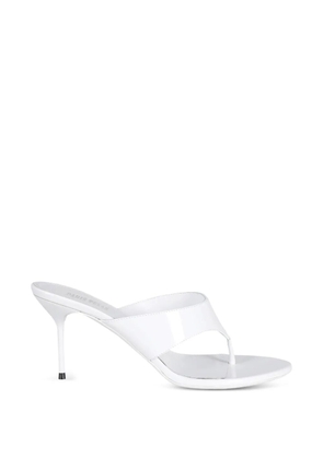 Paris Texas Lidia patent-leather mules - White