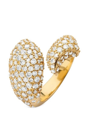 MONICA RICH KOSANN Perseverance diamond fish ring - Gold