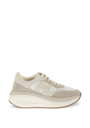 Hogan Maxi I Active lace-up suede sneakers - Neutrals