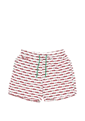 MC2 Saint Barth fantasy print swim shorts - White