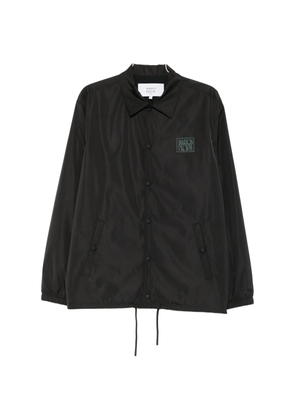 Maison Kitsuné logo-print buttoned jacket - Black