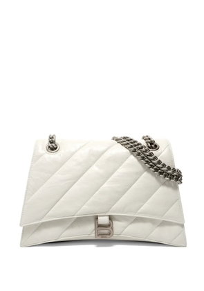Balenciaga Pre-Owned 2022-2025 Crush quilted shoulder bag - White