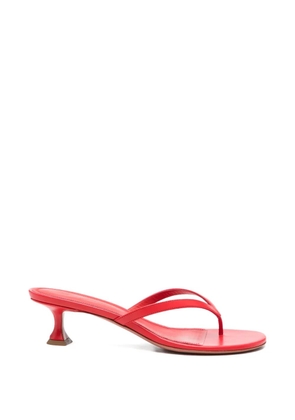 Amina Muaddi Juliette thong sandals - Red