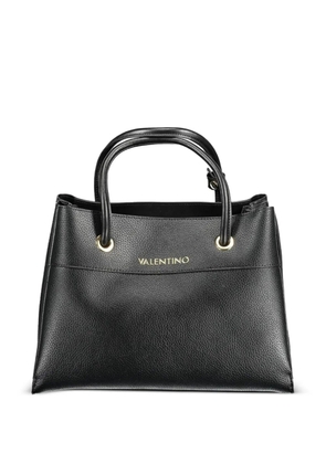 MARIO VALENTINO logo-plaque tote bag - Black
