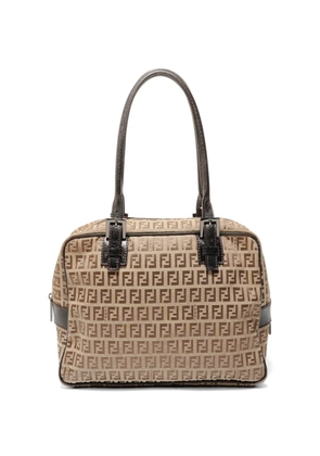 Fendi Pre-Owned 1990-2000s Zucchino canvas handbag - Brown