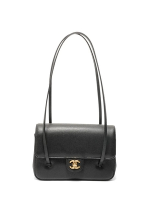 CHANEL Pre-Owned Preppy CC flap bag - Black
