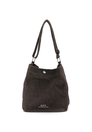 A.P.C. Besace Journal shoulder bag - Brown