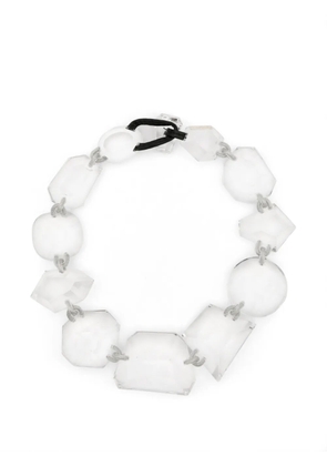 Monies Bina faceted-bead necklace - White