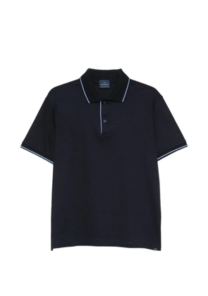 Paul & Shark tipping-detail polo shirt - Blue