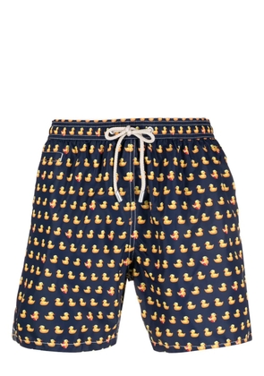 MC2 Saint Barth Lighting animal-print swim shorts - Blue