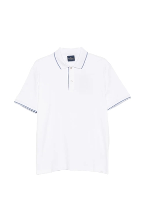 Paul & Shark contrast-trim polo shirt - White