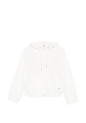 PANICALE drawstring hooded jacket - White