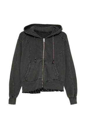 Undercover cotton zipped hoodie - Grey
