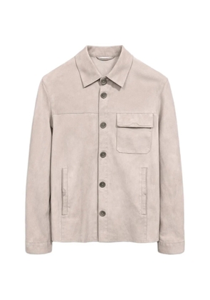 LES HÉRITIERS button-up shirt jacket - Neutrals