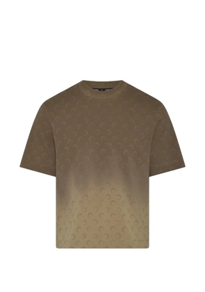 Marine Serre Faded Moon T-shirt - Brown