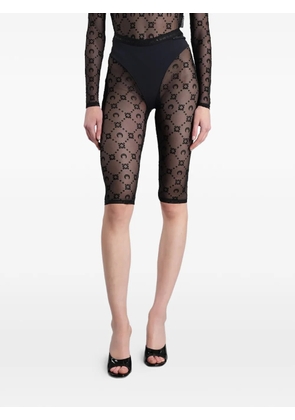 Marine Serre Moon Diamant cycling shorts - Black