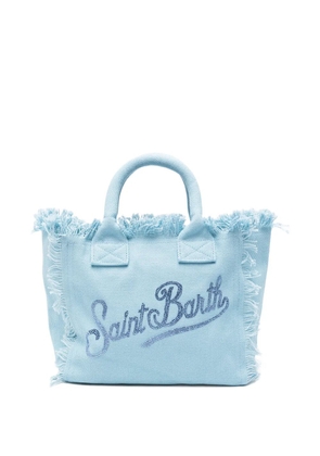 MC2 Saint Barth Colette frayed tote bag - Blue