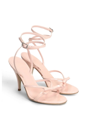 3juin Megan Charme bow-detail wrap-around sandals - Pink