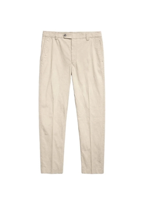 LES HÉRITIERS straight-leg tailored trousers - Neutrals