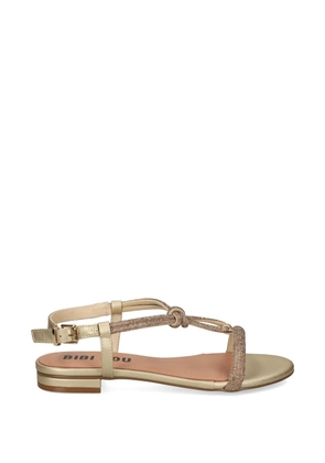 Bibi Lou crystal-embellished sandals - Gold