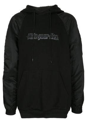 Juun.J Hide Your Lies hoodie - Black