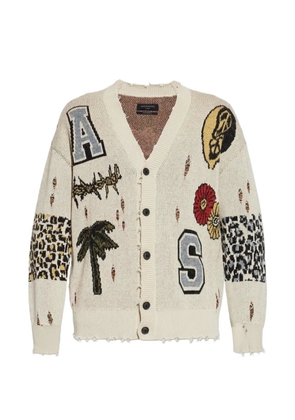 AllSaints graphic cardigan - Neutrals