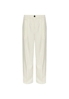 AllSaints Olga pinstripe trousers - Neutrals