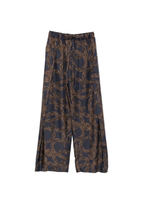 LOEWE x Paula's Ibiza anagram-print trousers - Blue