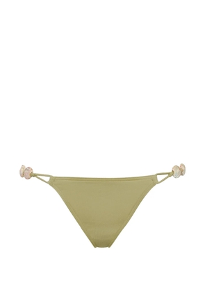 ERES Farah thin beaded bikini bottom - Green