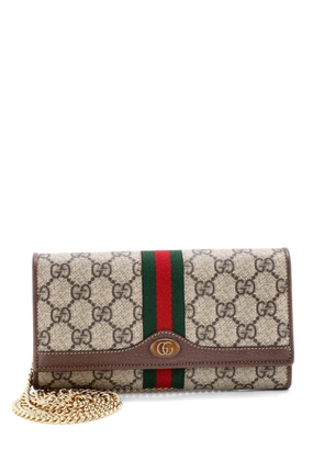 Gucci Pre-Owned Ophidia Chain Wallet GG Coated Canvas crossbody bag - Brown