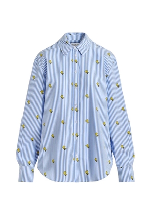 Essentiel Antwerp Snoopy striped shirt - Blue