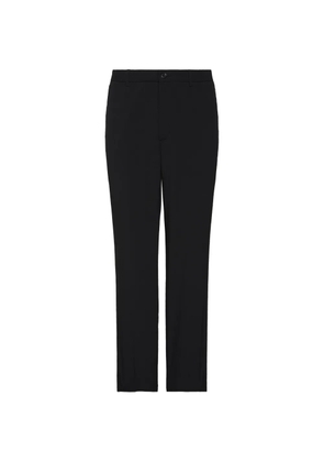 Calvin Klein textured-finish trousers - Black