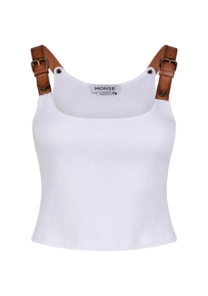 Monse buckle-detail tank top - White