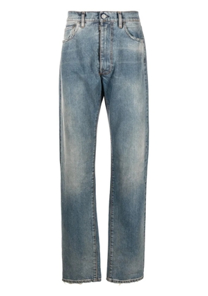 Maison Margiela distressed straight-leg jeans - Blue